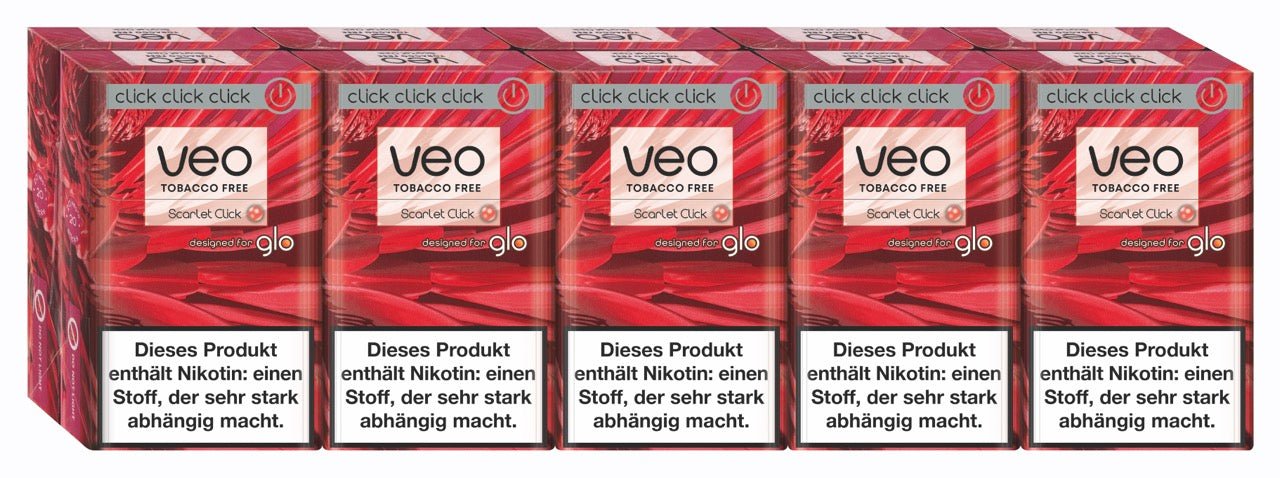 veo for glo Scarlet Click - Stange 10x20 Stück - Smokeyz24