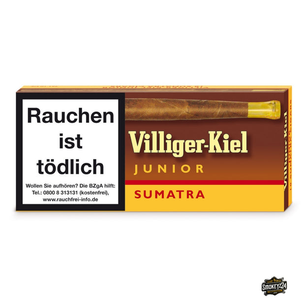 Villiger Kiel Junior Sumatra Zigarren – 10er Packung, Schachtel frontal