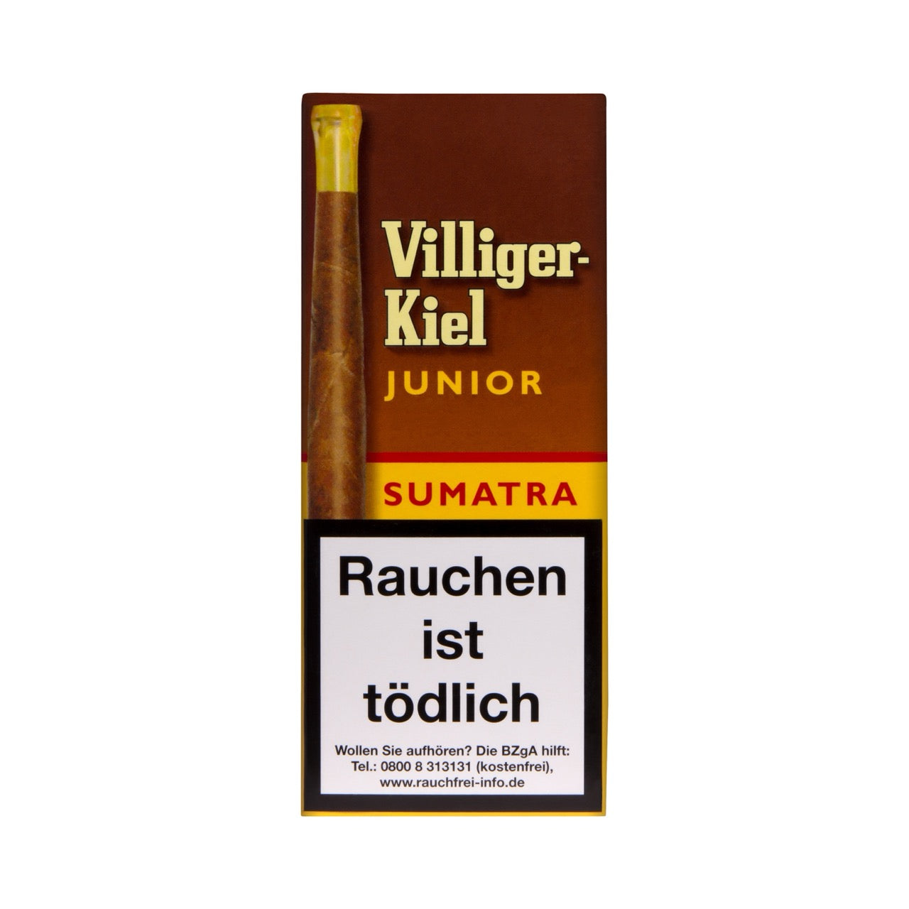 Villiger Kiel Junior Sumatra – 25er Packung, Schachtel frontal
