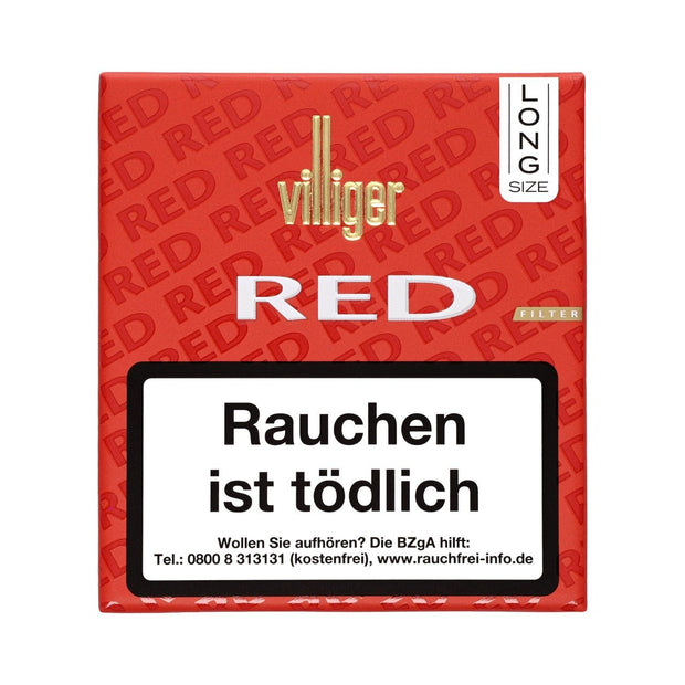 Villiger Red Filter Cigarillos 20er Packung frontal