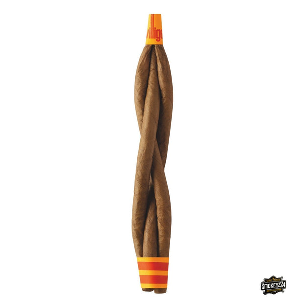 Einzelne Villiger Original Krumme Junior – handgezöpfte Zigarre im Junior-Format