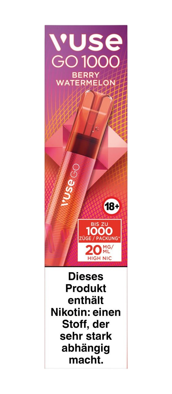 Vuse Go 1000 Berry Watermelon - Vape 20mg - Smokeyz24