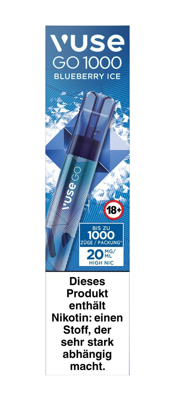 Vuse Go 1000 Blueberry Ice - Vape 20mg - Smokeyz24