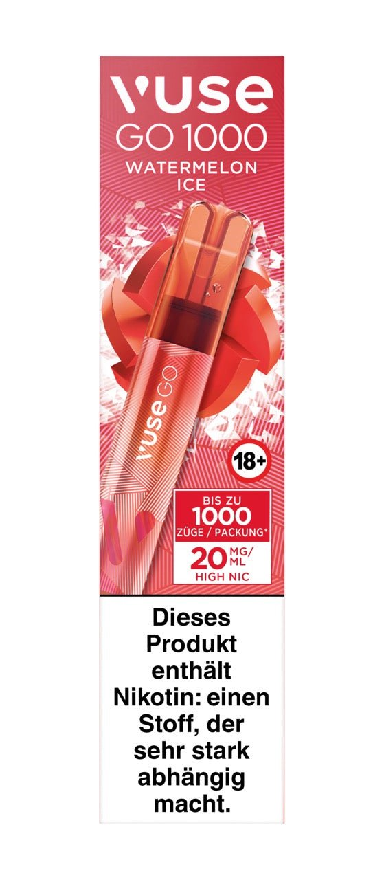 Vuse Go 1000 Watermelon Ice - Vape 20mg - Wassermelone - Smokeyz24