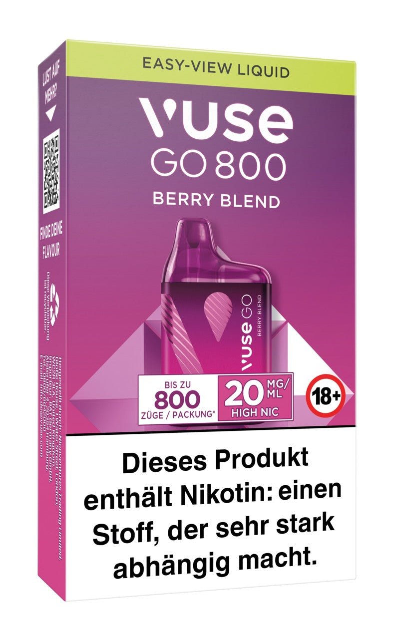 Vuse Go 800 Berry Blend Box - Vape 20mg - Smokeyz24