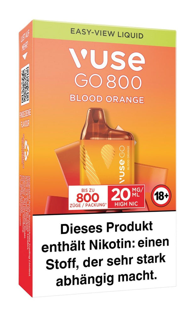 Vuse Go 800 Blood Orange Box - Vape 20mg - Smokeyz24