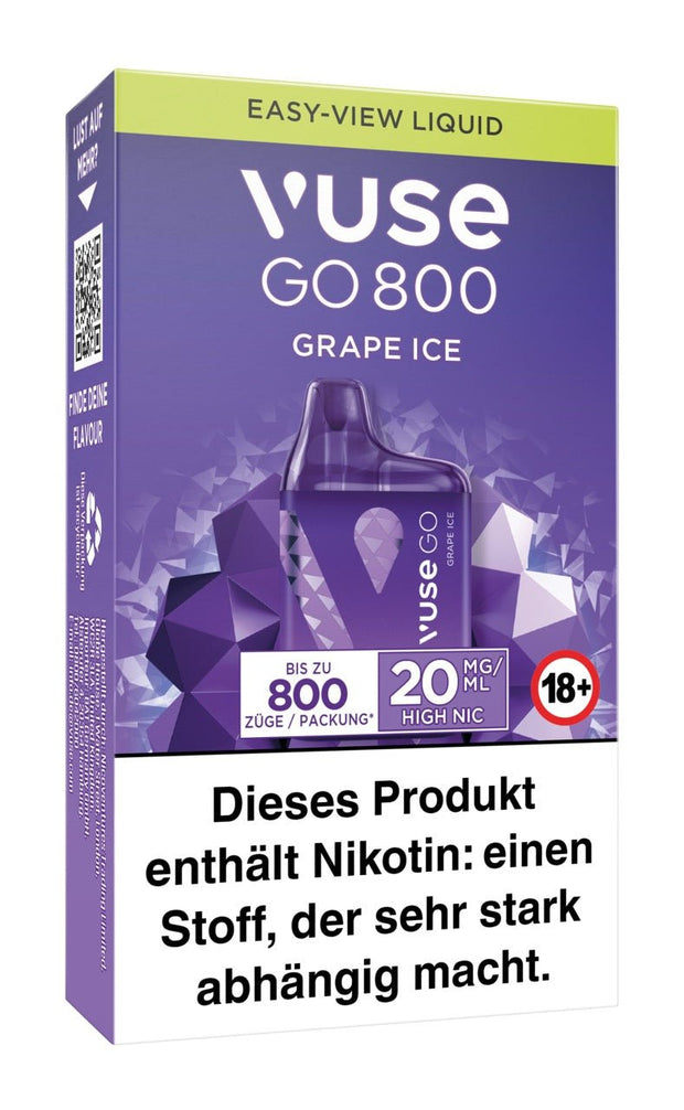 Vuse Go 800 Grape Ice Box - Vape 20mg - Smokeyz24