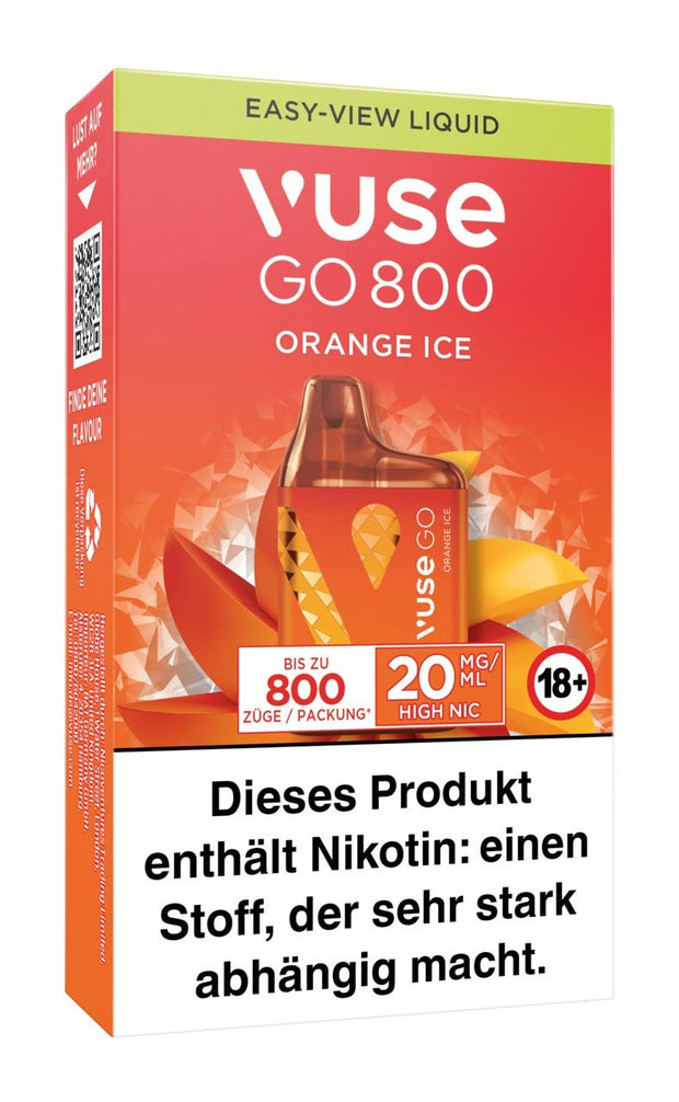 Vuse Go 800 Orange Ice Box - Vape 20mg - Smokeyz24