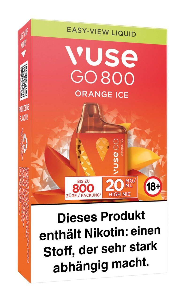 Vuse Go 800 Orange Ice Box - Vape 20mg - Smokeyz24