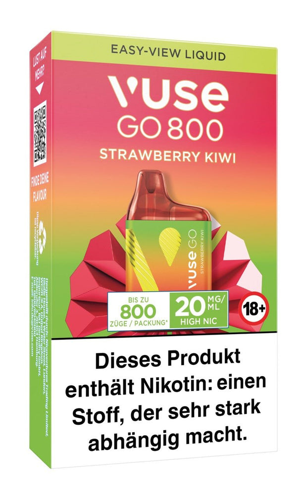 Vuse Go 800 Strawberry Kiwi Box - Vape 20mg - Smokeyz24