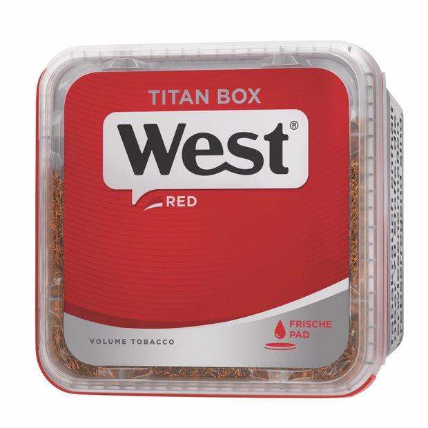 West Red Volumentabak - 265g Titan Box Stopftabak - Smokeyz24