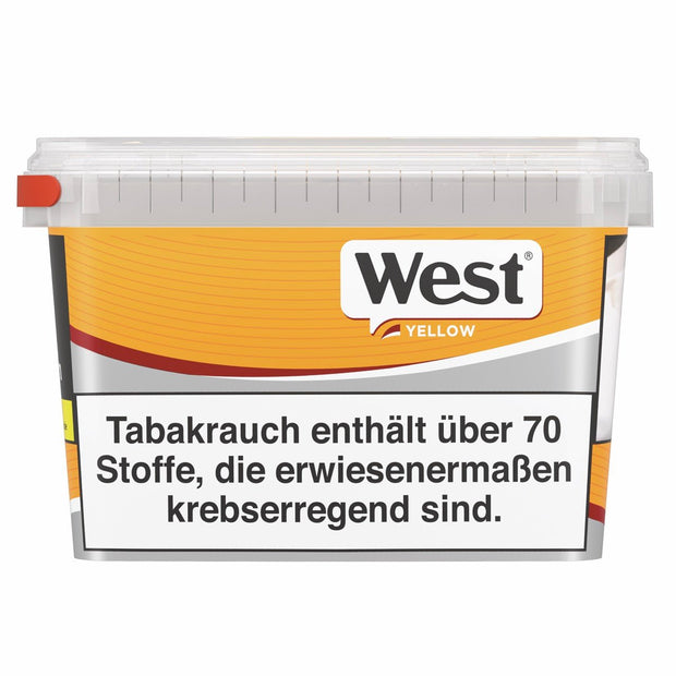 West Yellow Volumentabak - 105g Mega Box Stopftabak gelb - Smokeyz24