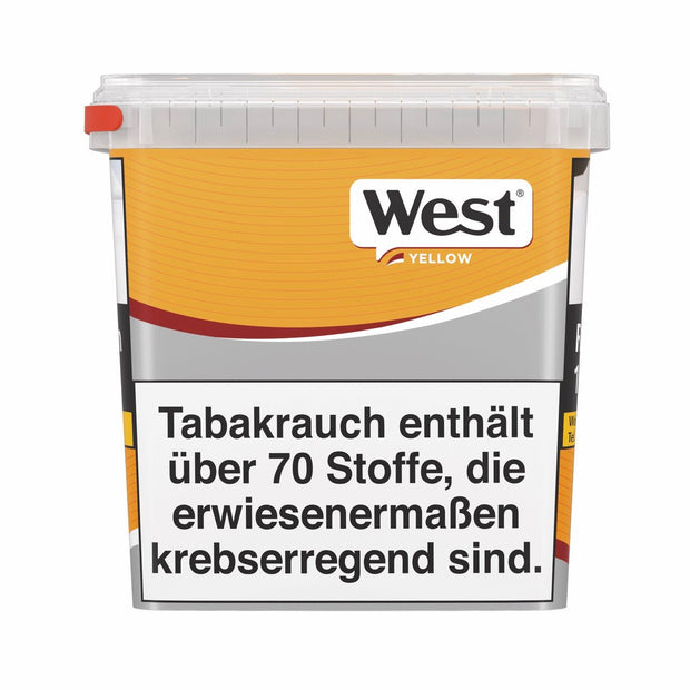 West Yellow Volumentabak - 245g Giga Box Stopftabak gelb - Smokeyz24